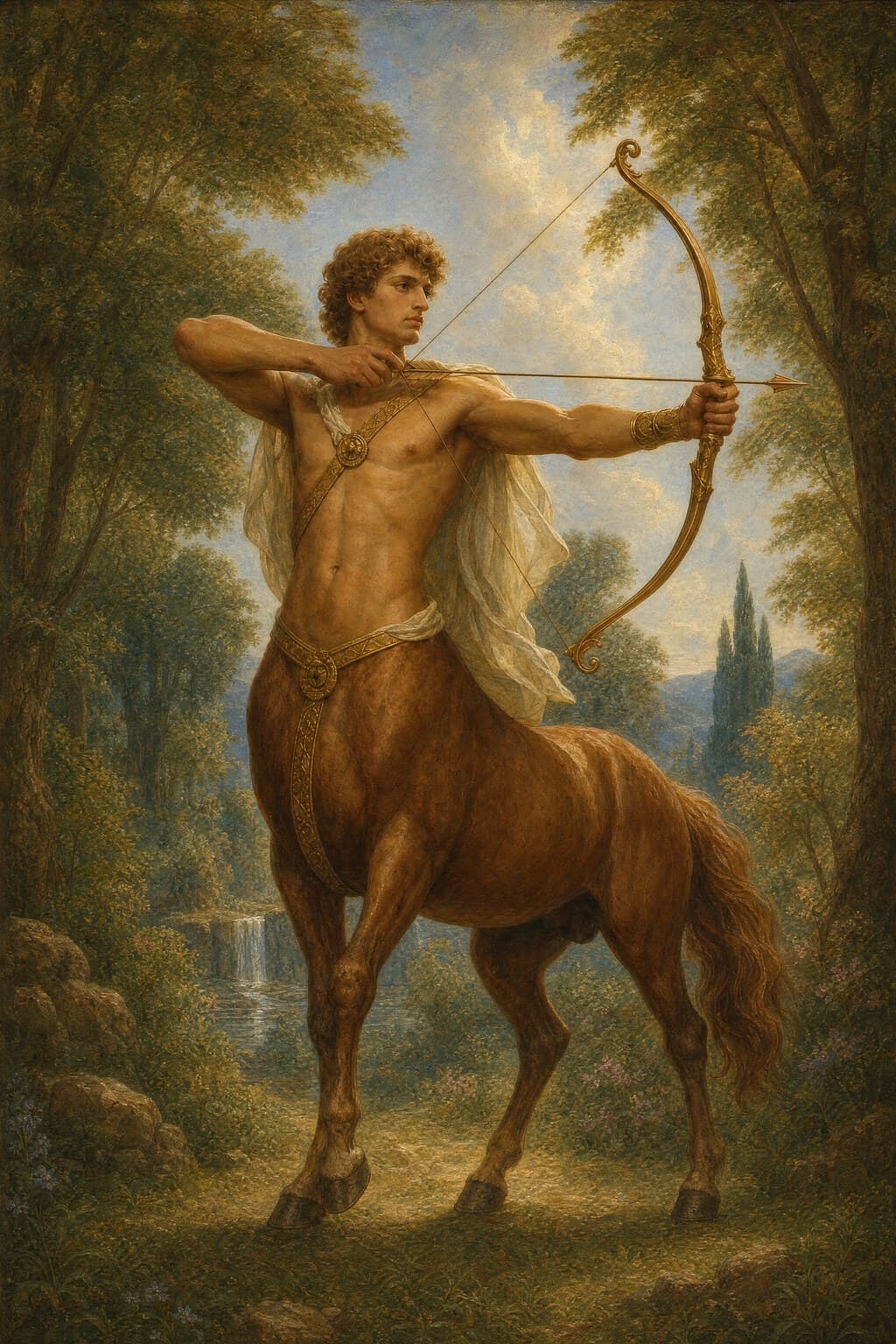 The Centaur — Renaissance Oil — Portrait