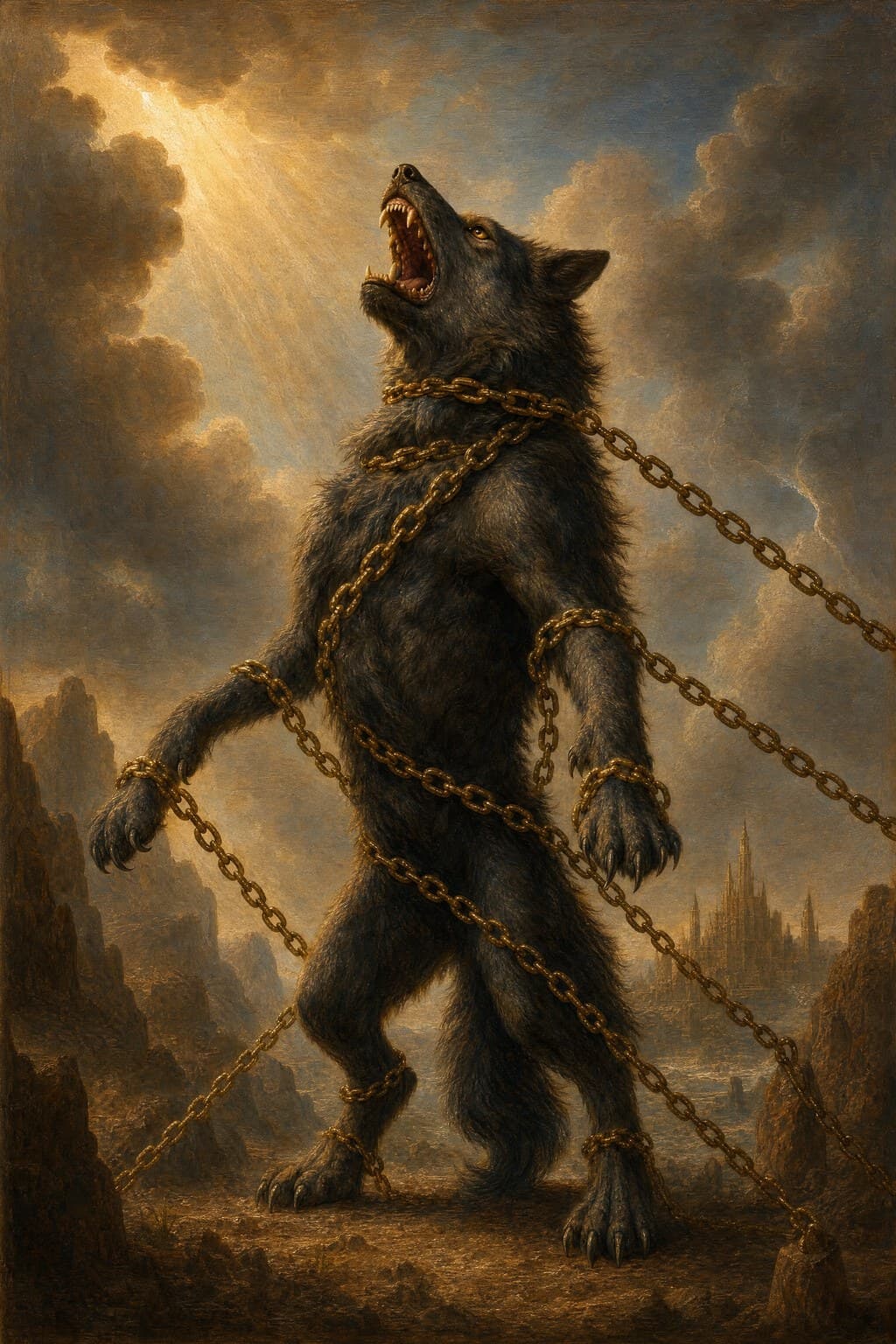 Fenrir — Renaissance Oil — Portrait