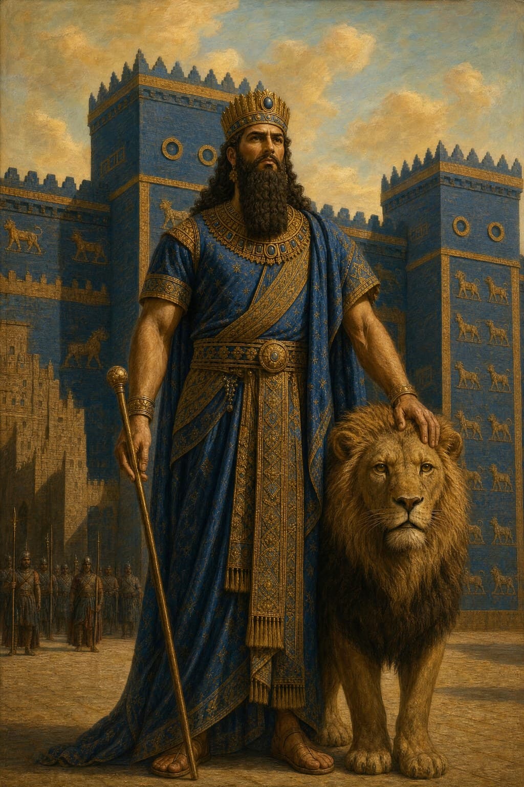 Gilgamesh — Renaissance Oil — Portrait