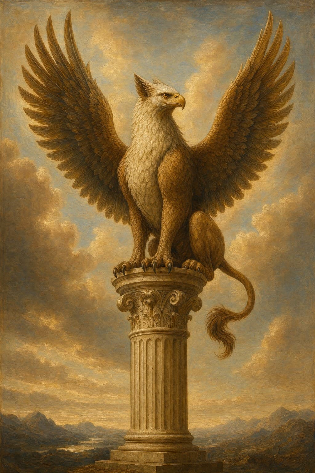 The Griffin — Renaissance Oil — Portrait