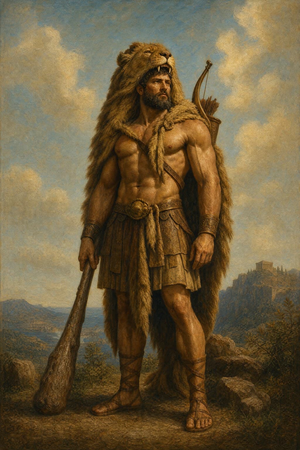 Heracles — Renaissance Oil — Portrait