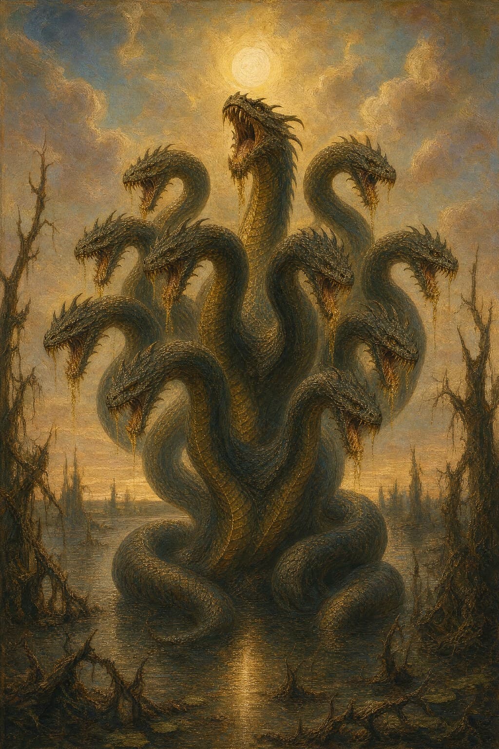 The Hydra — Renaissance Oil — Portrait