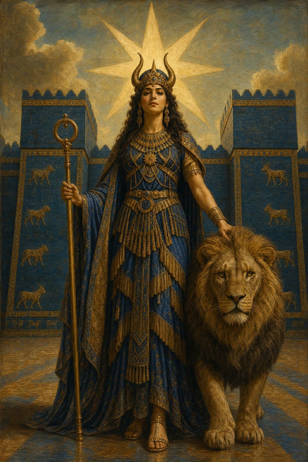 Inanna — Renaissance Oil — Portrait