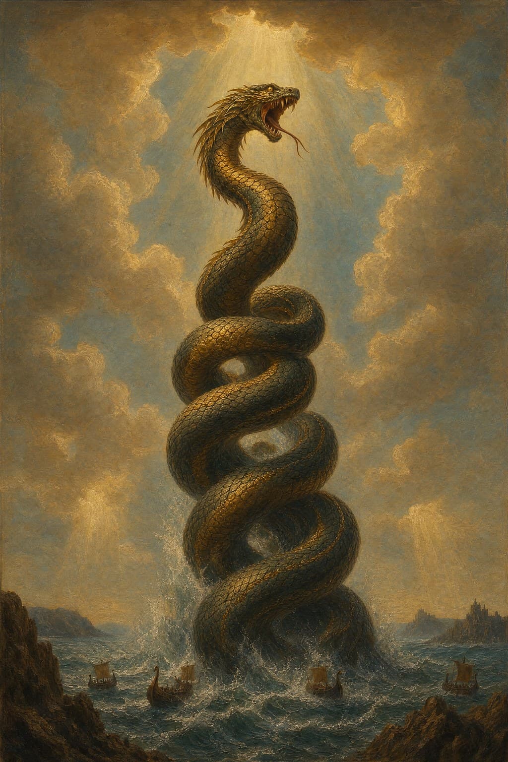 Jörmungandr — Renaissance Oil — Portrait