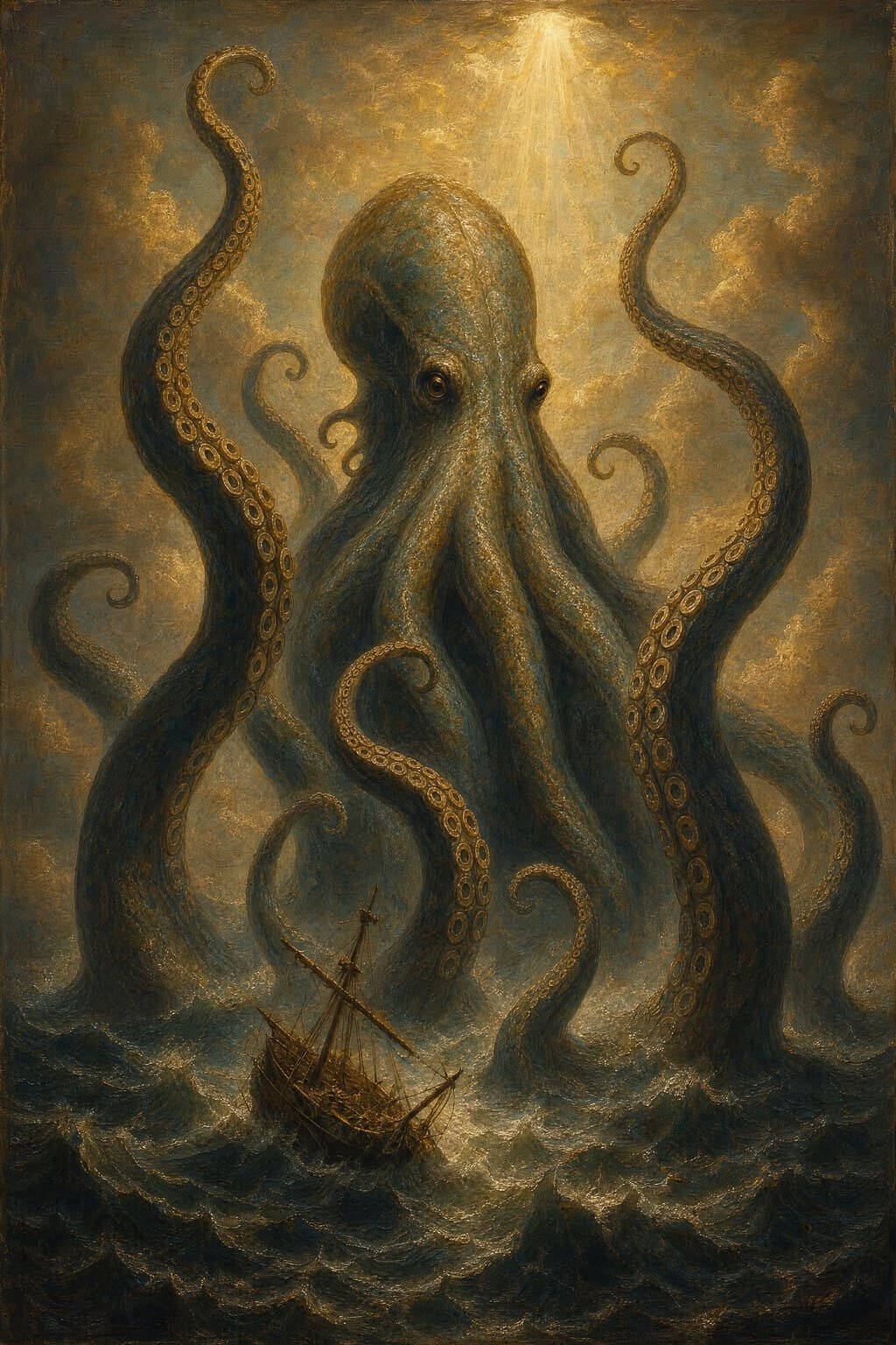 The Kraken — Renaissance Oil — Portrait