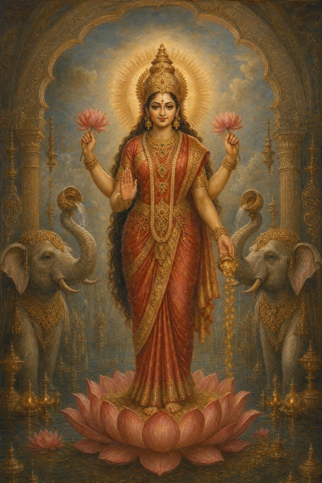 Lakshmi — Renaissance Oil — Portrait