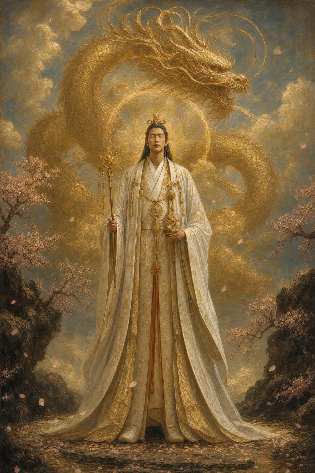 The Floating World — Renaissance Oil — Portrait