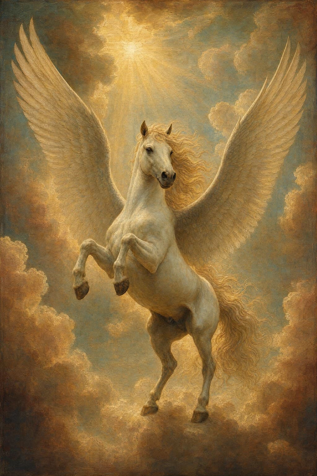 Pegasus — Renaissance Oil — Portrait