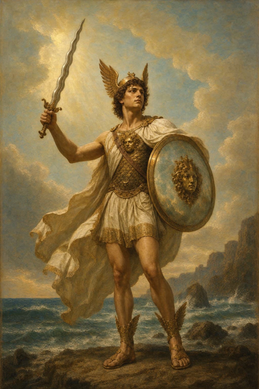 Perseus — Renaissance Oil — Portrait