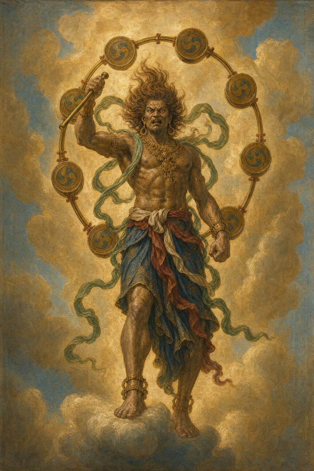 Raijin — Renaissance Oil — Portrait