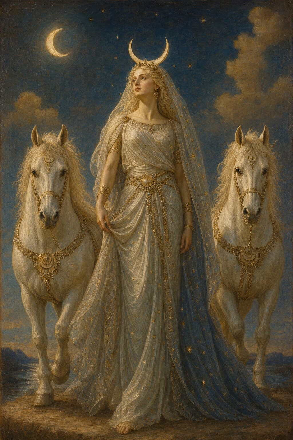 Selene — Renaissance Oil — Portrait