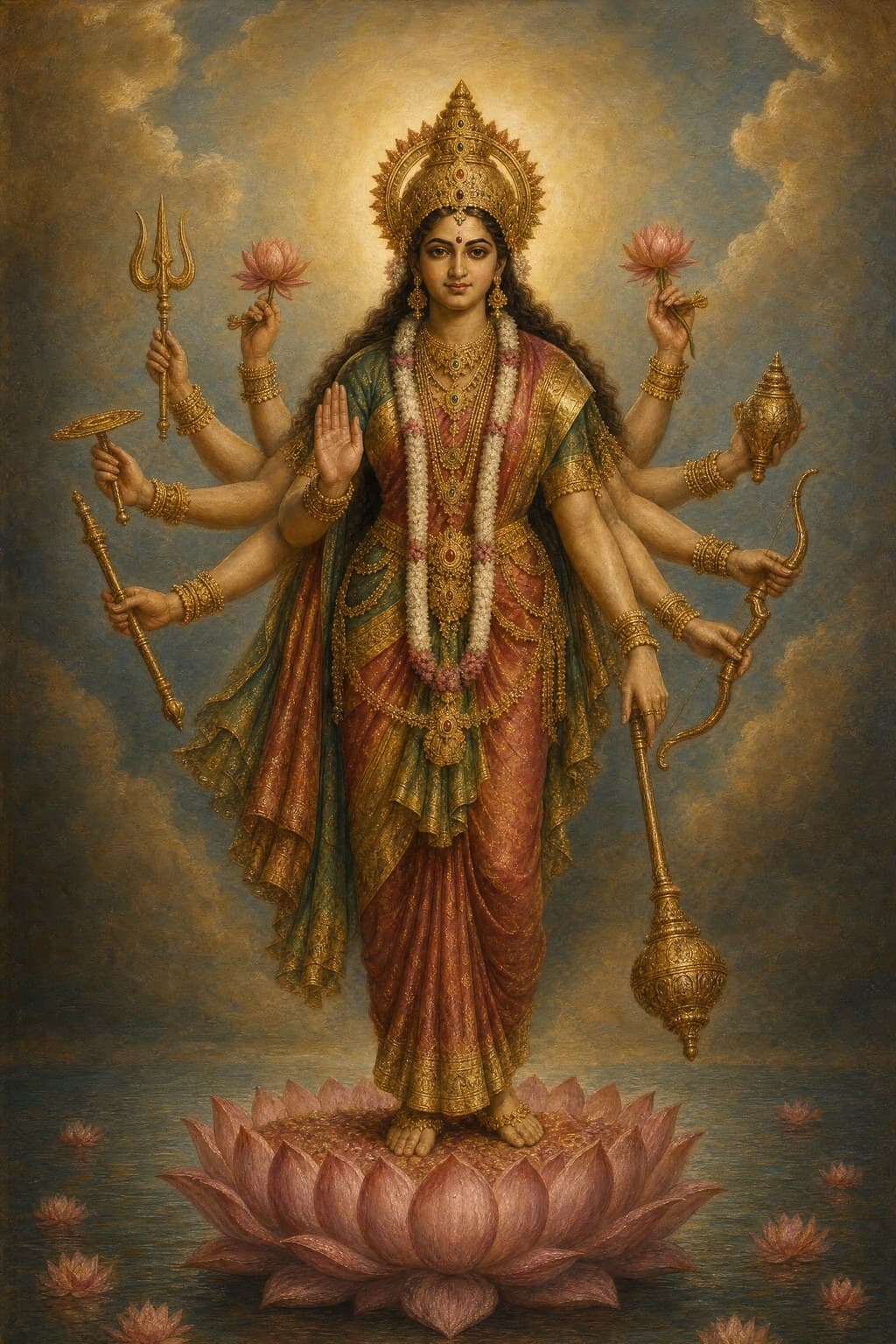 The Vedas — Renaissance Oil — Portrait