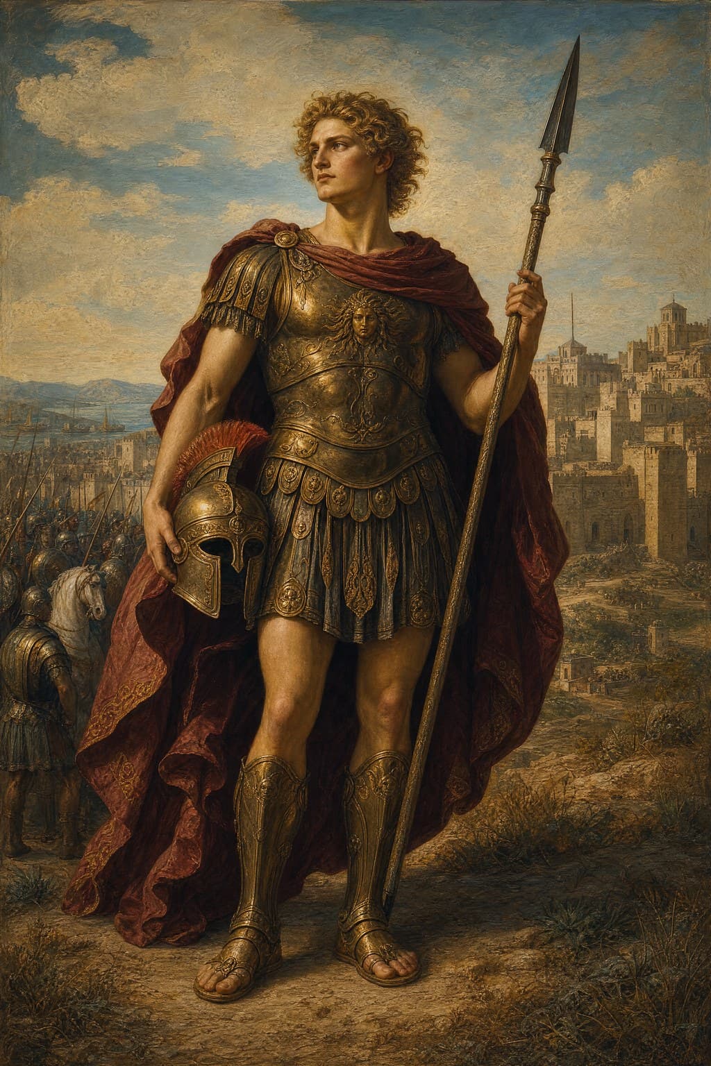 Achilles — Renaissance Oil — Second Study — Portrait