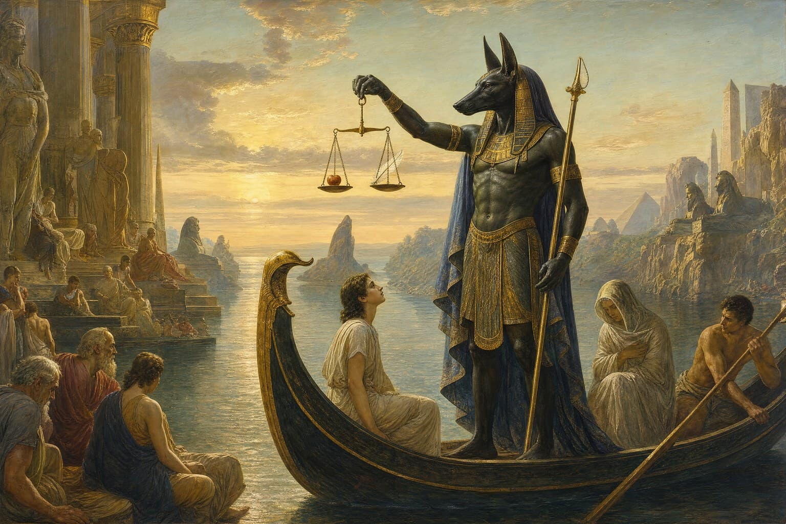 Anubis — Renaissance Oil — Second Study — Cinematic
