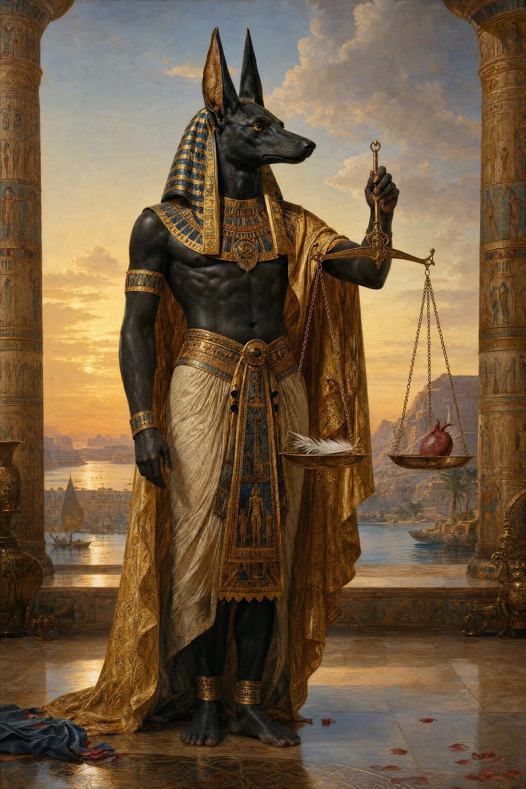 Anubis — Renaissance Oil — Second Study — Portrait