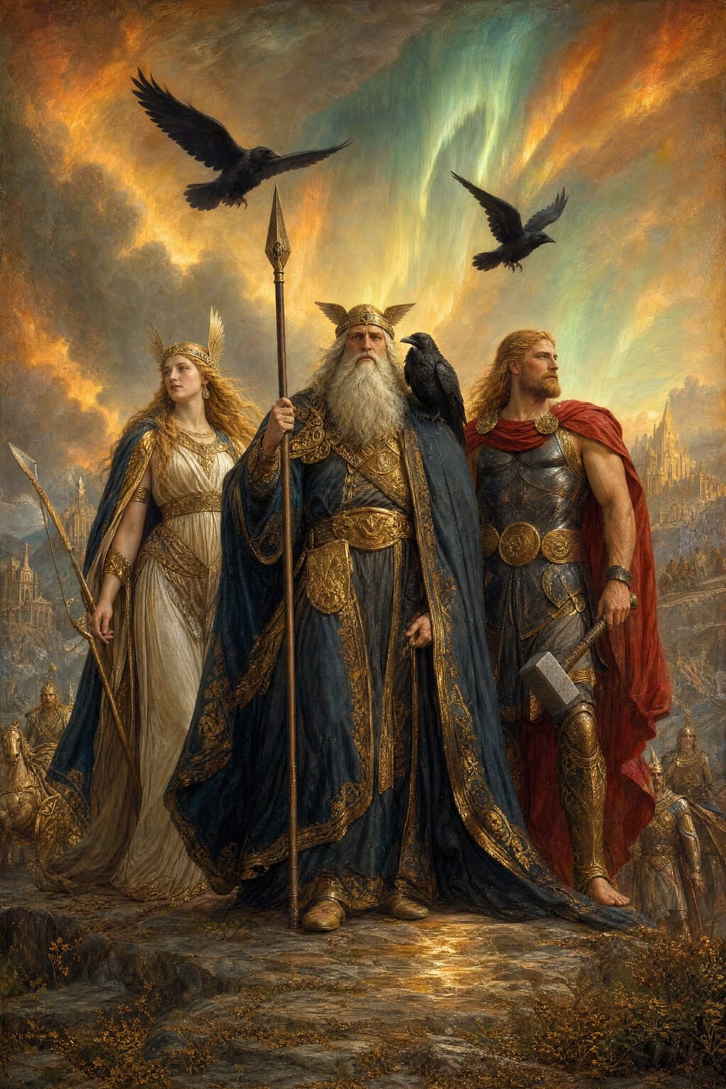 Asgard — Renaissance Oil — Second Study — Portrait