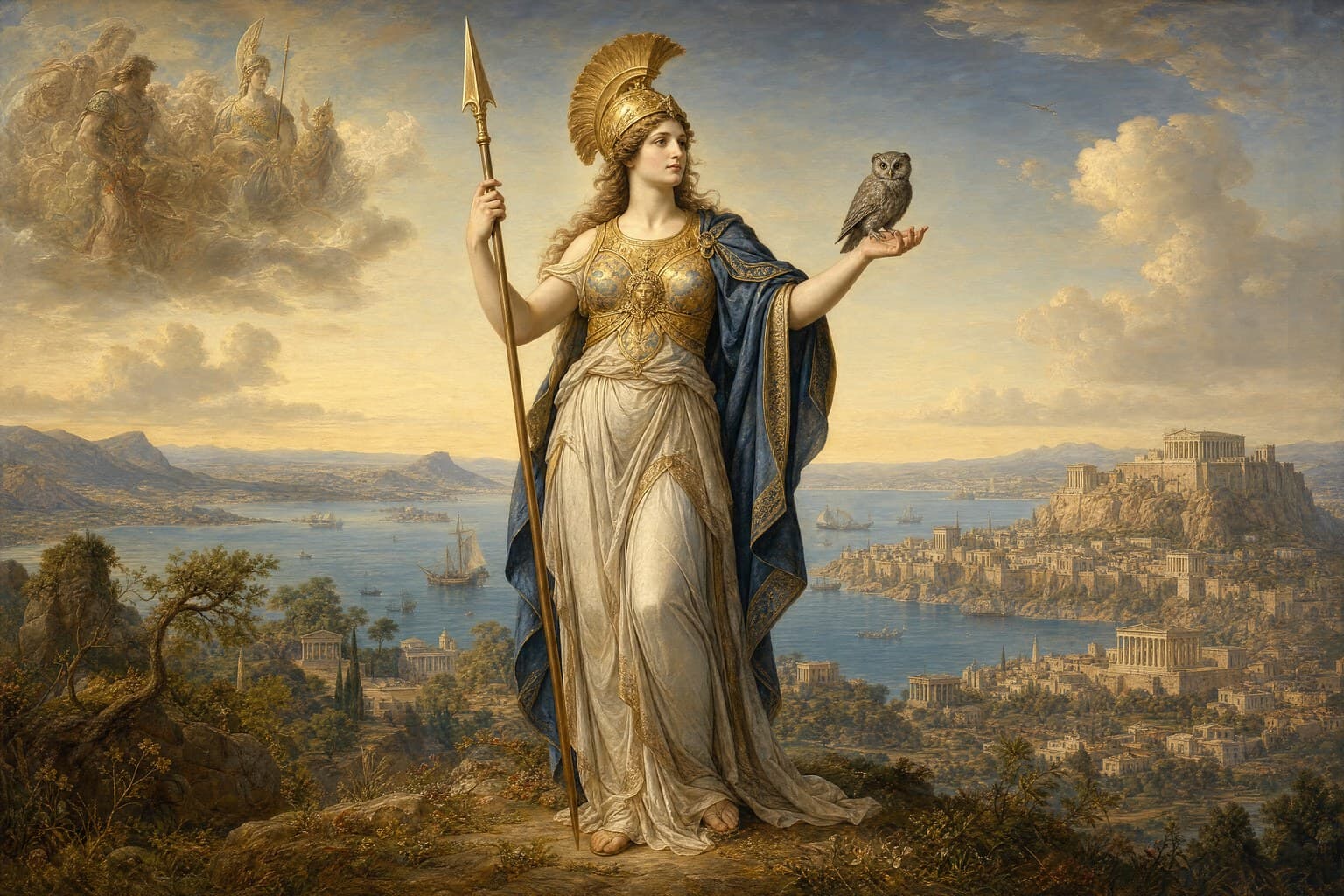 Athena — Renaissance Oil — Second Study — Cinematic