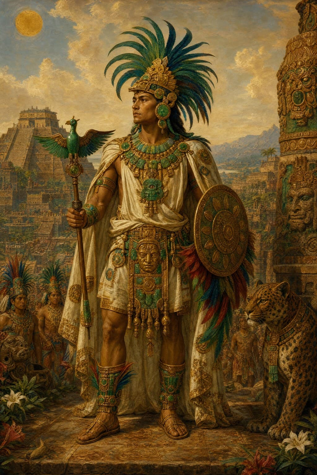 The Sun Kingdoms — Renaissance Oil — Second Study — Portrait