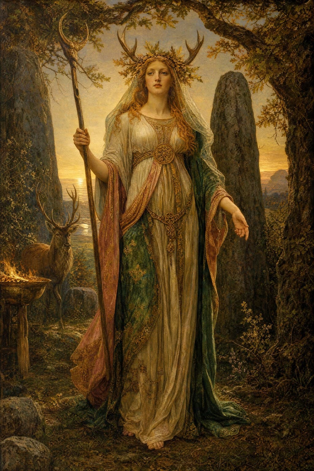 The Otherworld — Renaissance Oil — Second Study — Portrait