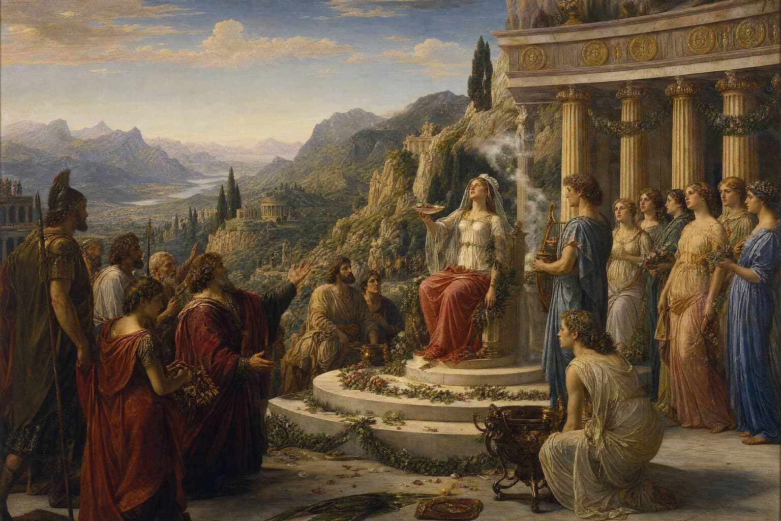 Delphi — Renaissance Oil — Second Study — Cinematic