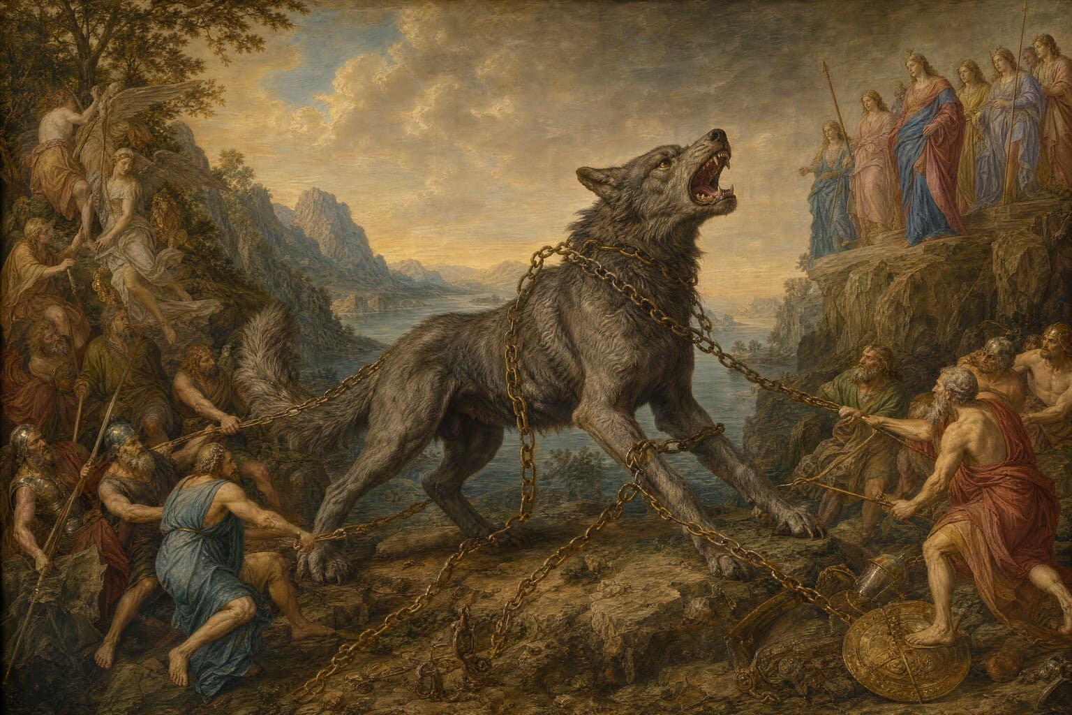 Fenrir — Renaissance Oil — Second Study — Cinematic
