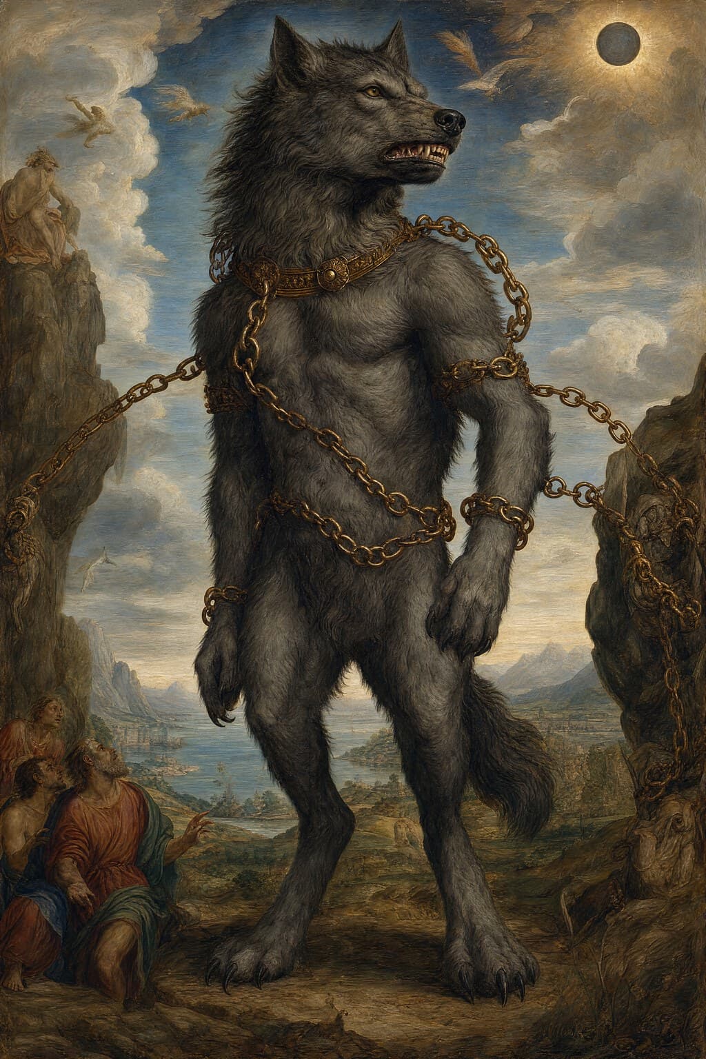 Fenrir — Renaissance Oil — Second Study — Portrait