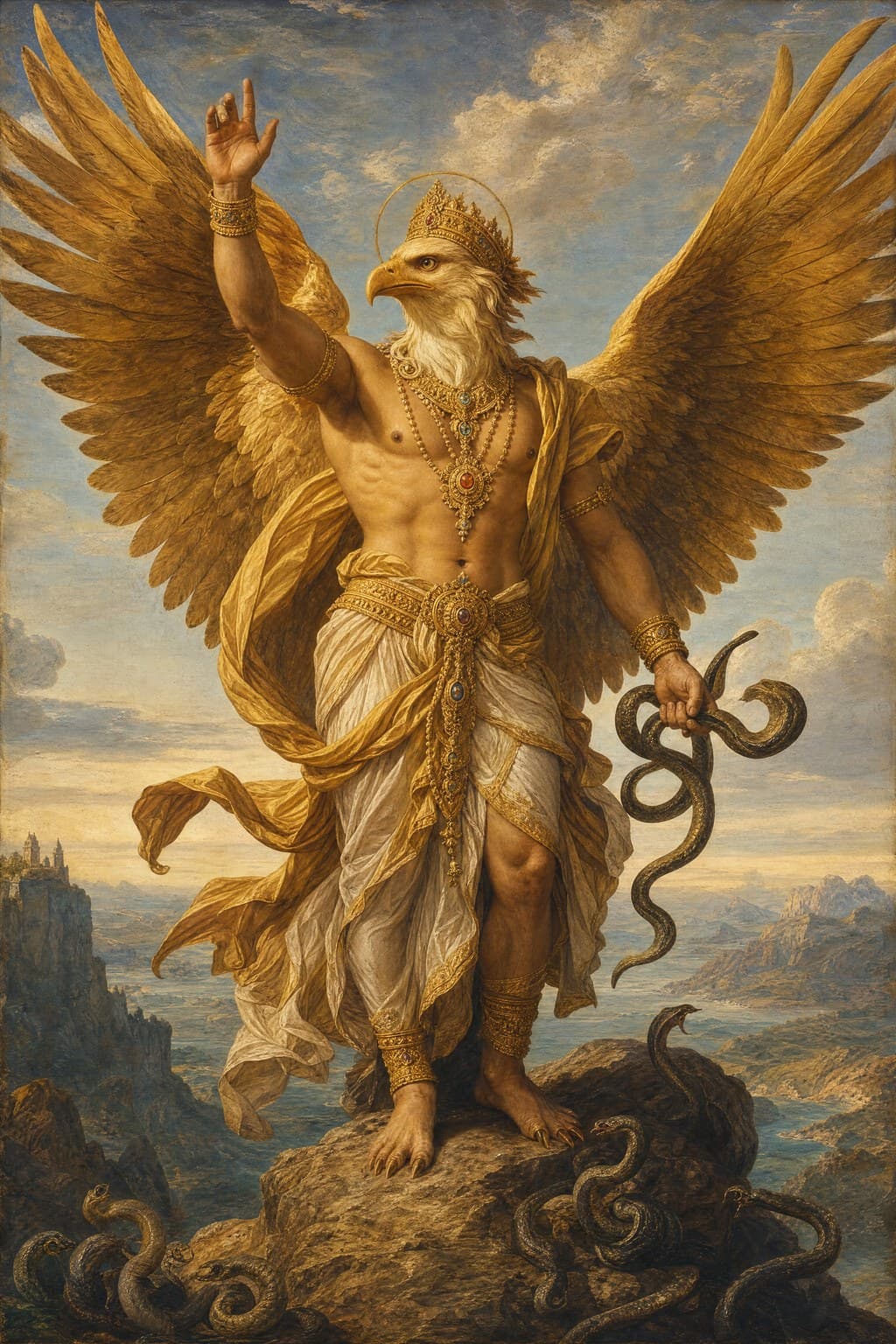 Garuda — Renaissance Oil — Second Study — Portrait