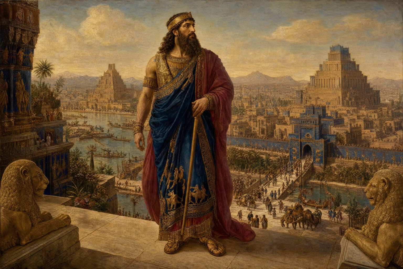Gilgamesh — Renaissance Oil — Second Study — Cinematic