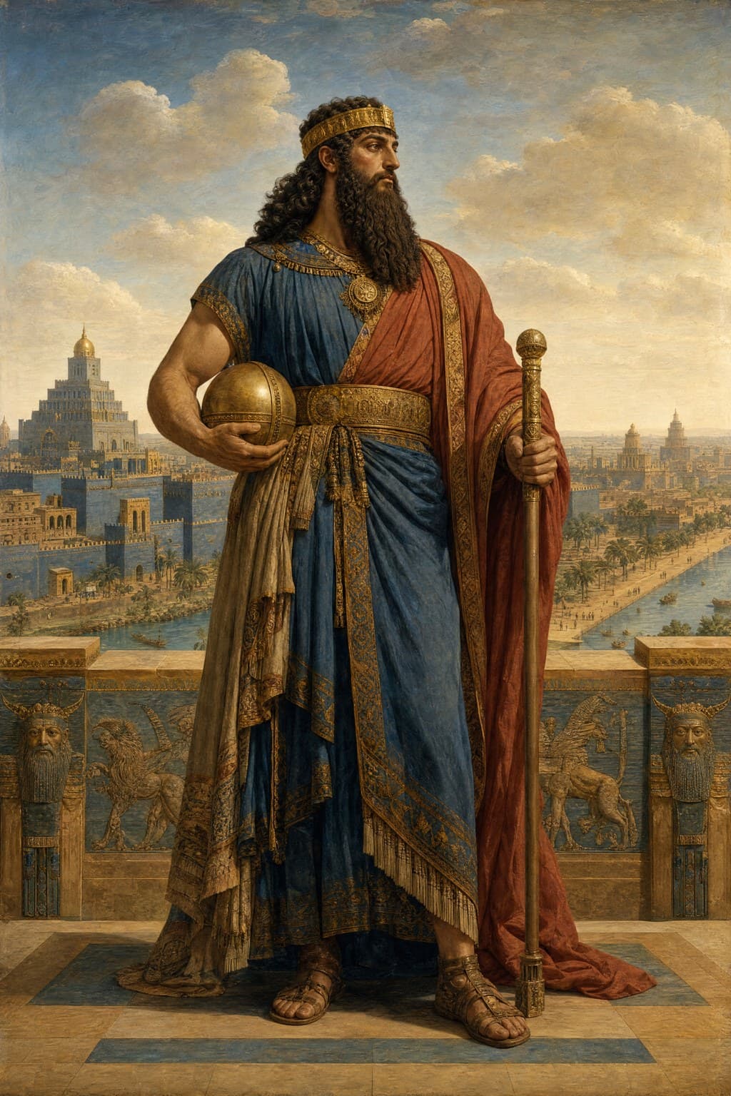 Gilgamesh — Renaissance Oil — Second Study — Portrait