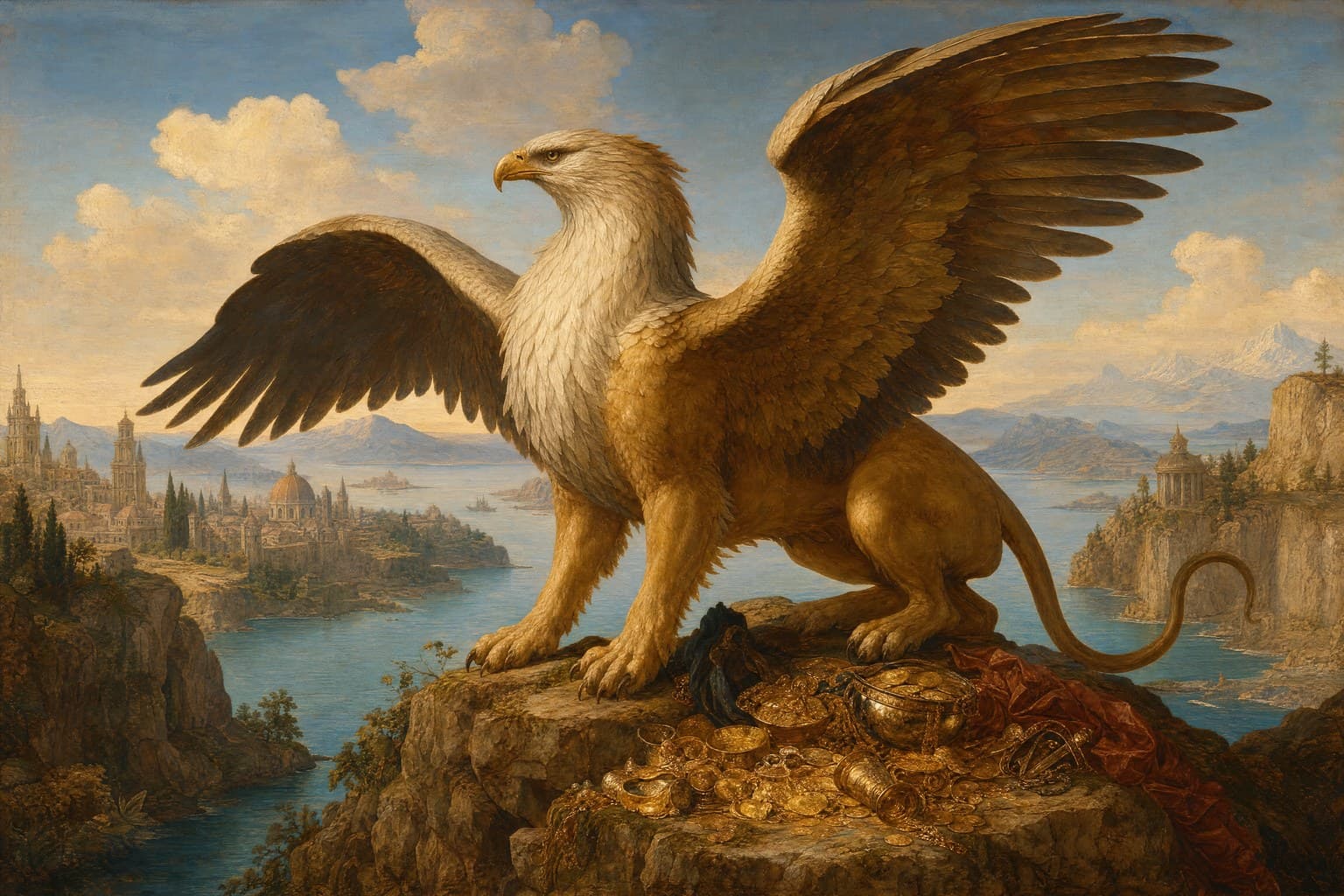 The Griffin — Renaissance Oil — Second Study — Cinematic