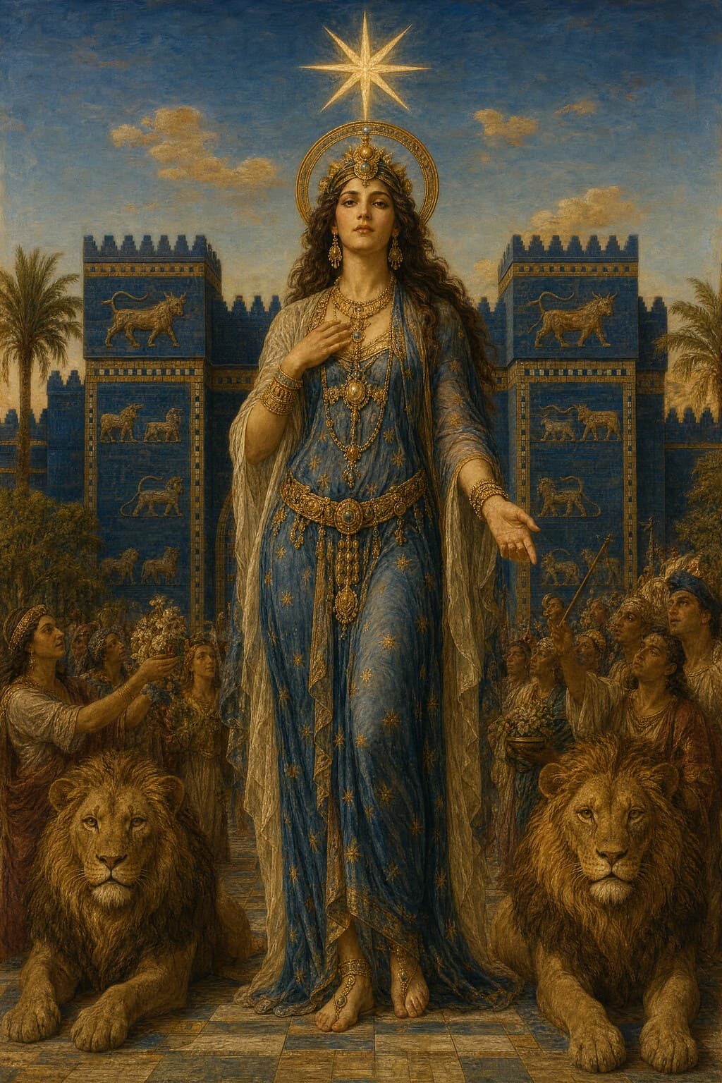 Inanna — Renaissance Oil — Second Study — Portrait