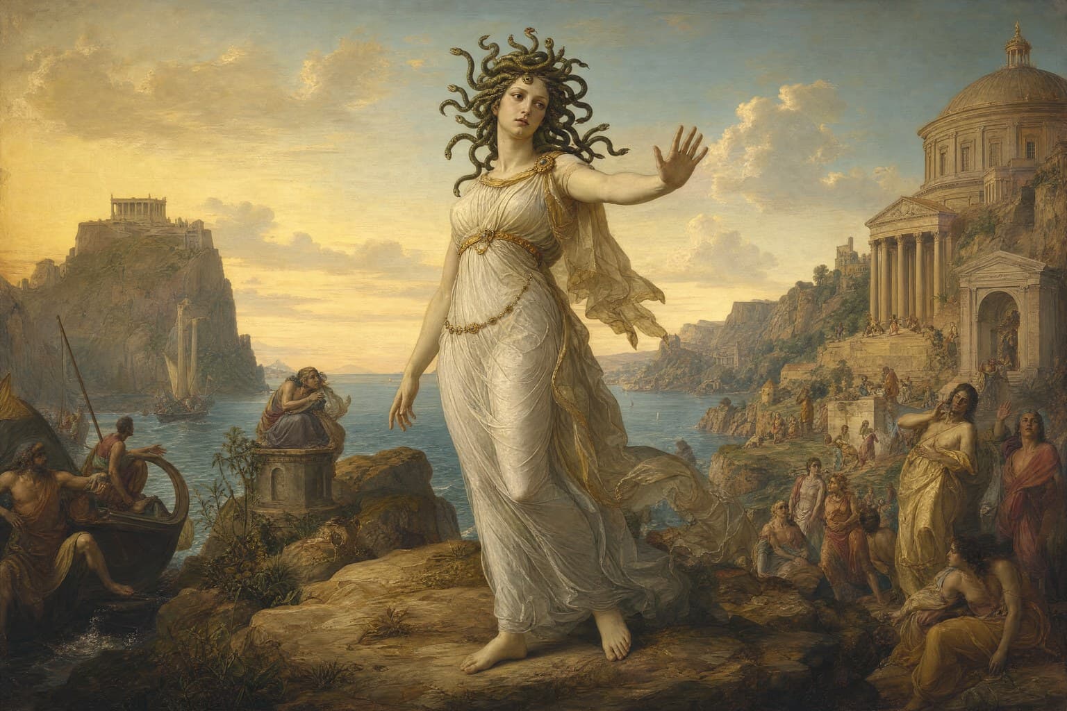 Medusa — Renaissance Oil — Second Study — Cinematic