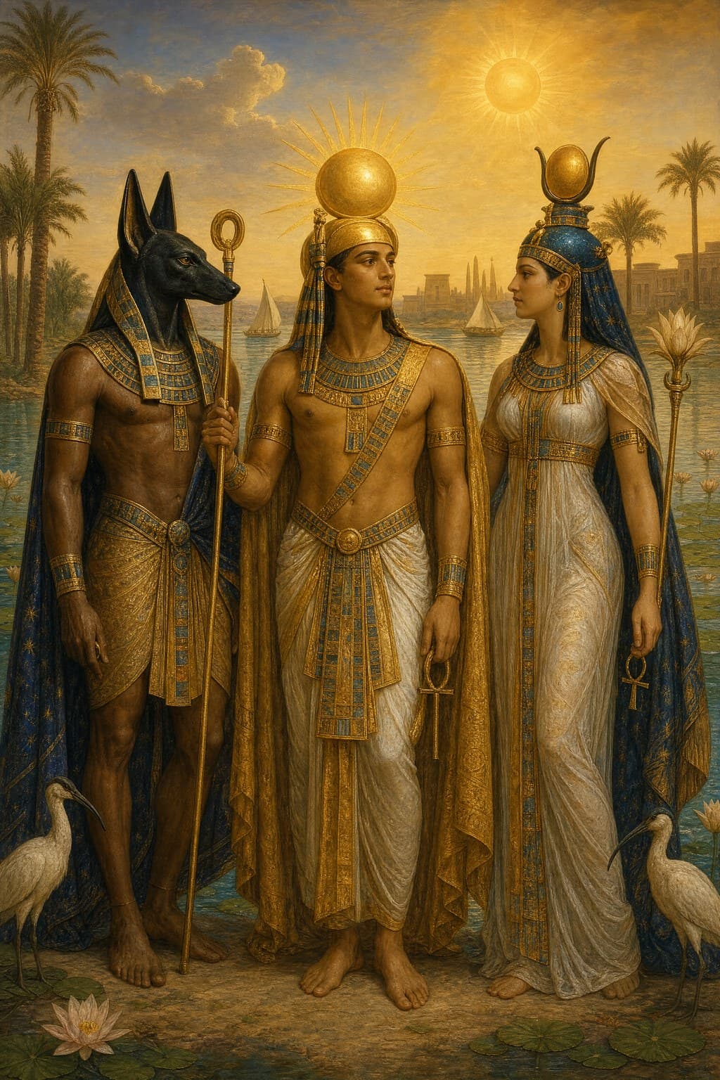 The Nile — Renaissance Oil — Second Study — Portrait