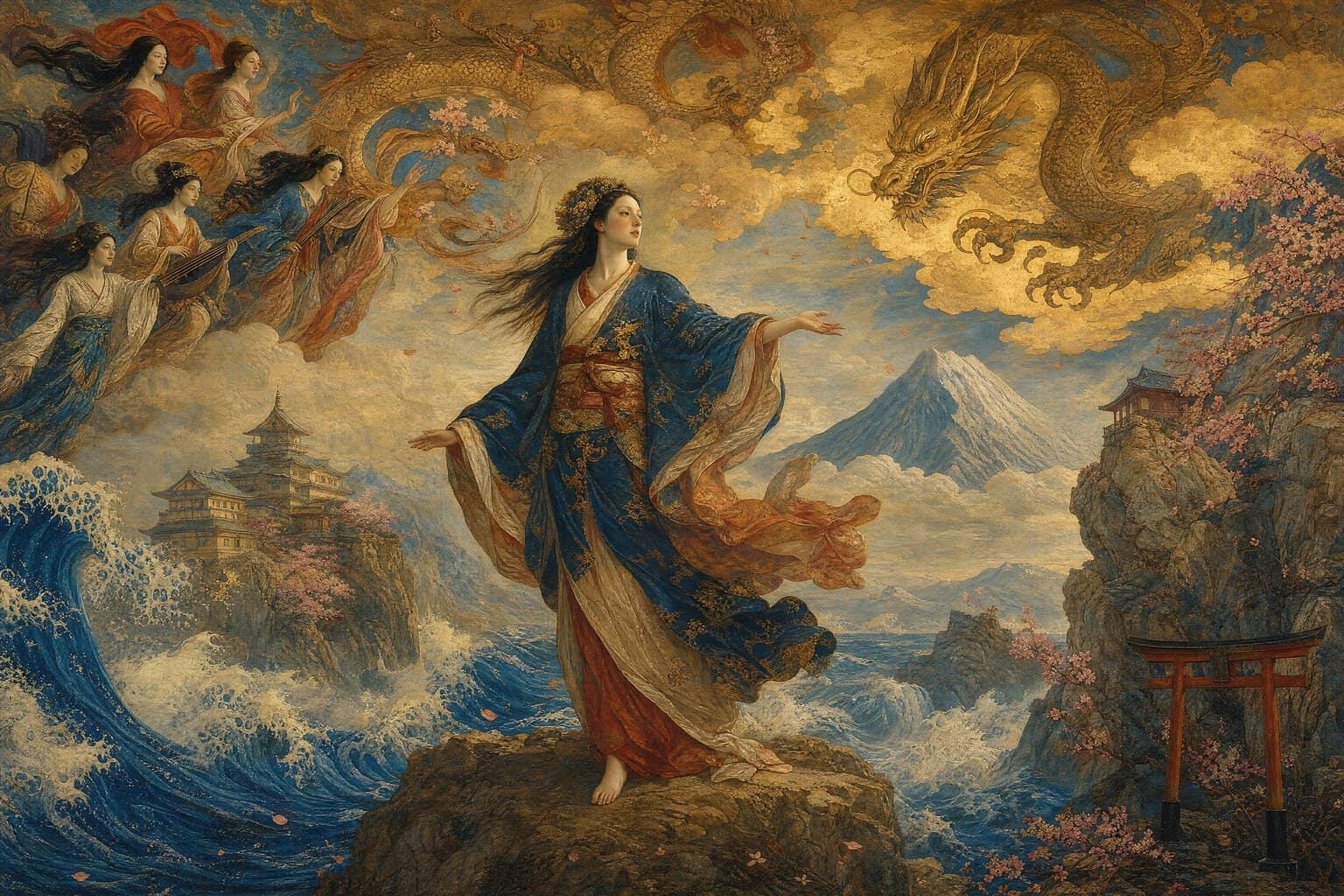 The Floating World — Renaissance Oil — Second Study — Cinematic