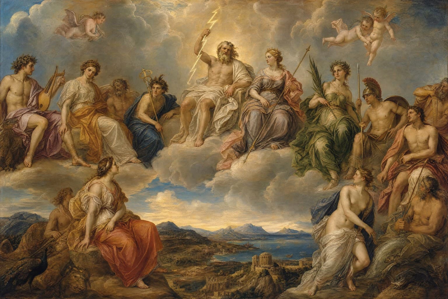 Olympus — Renaissance Oil — Second Study — Cinematic