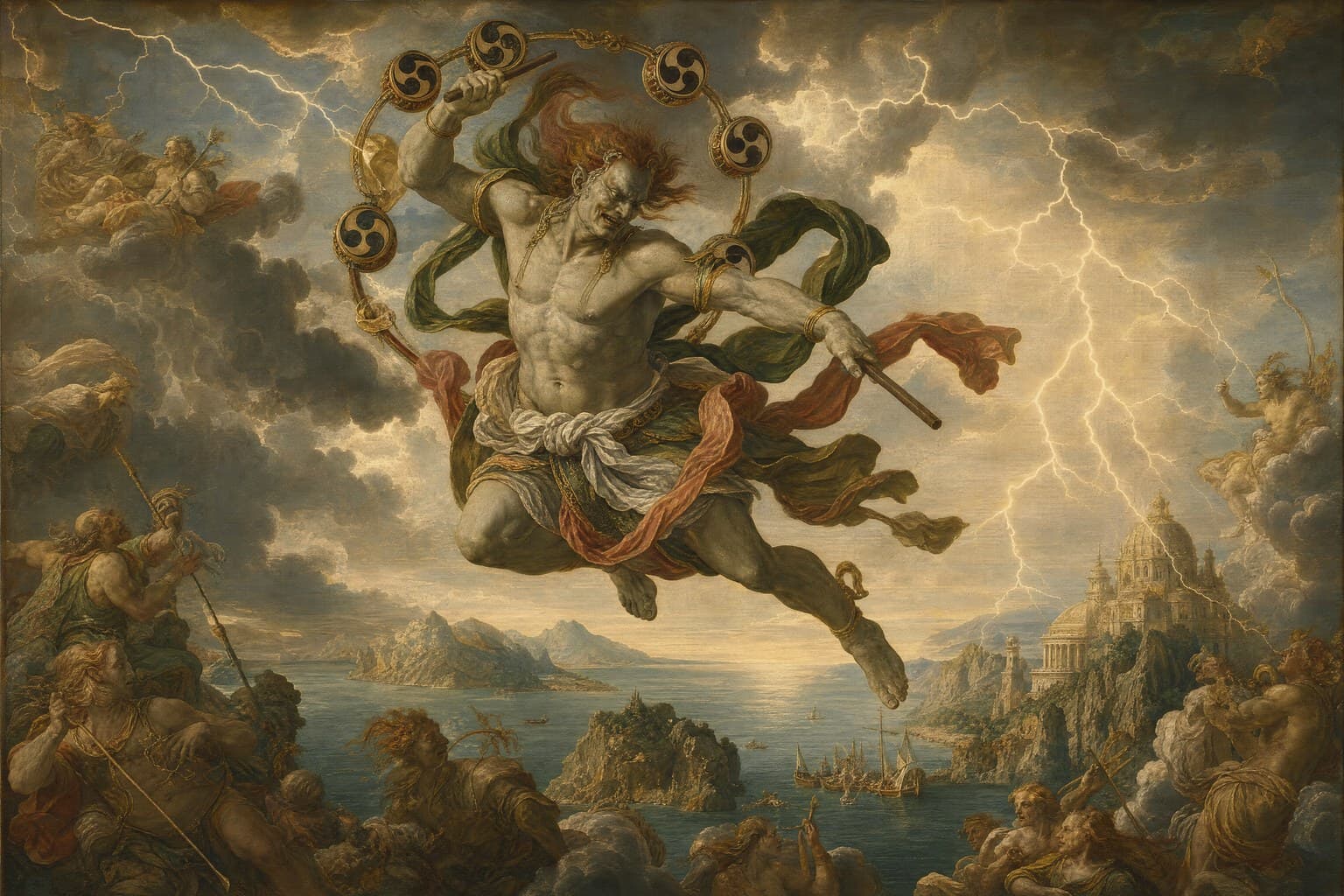 Raijin — Renaissance Oil — Second Study — Cinematic