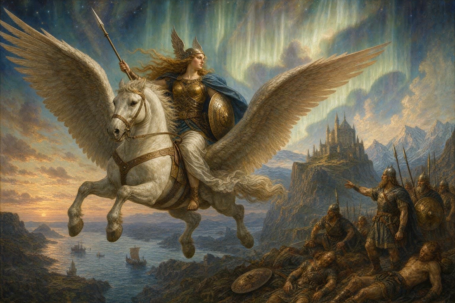 The Valkyrie — Renaissance Oil — Second Study — Cinematic
