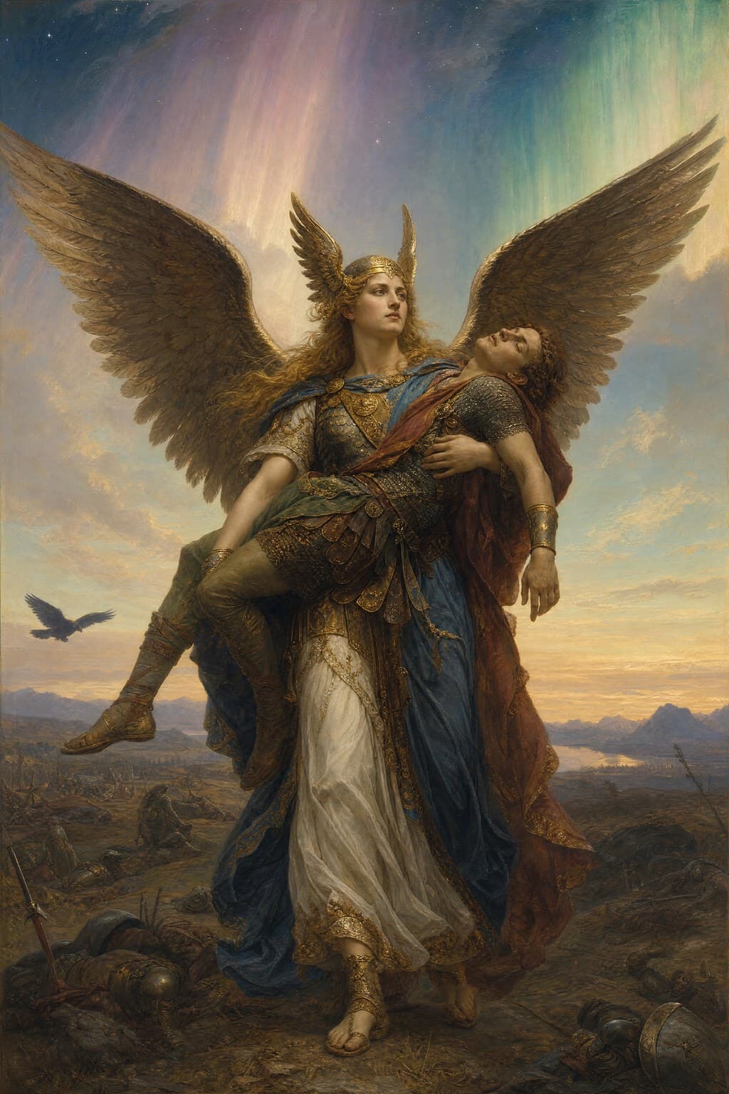 The Valkyrie — Renaissance Oil — Second Study — Portrait