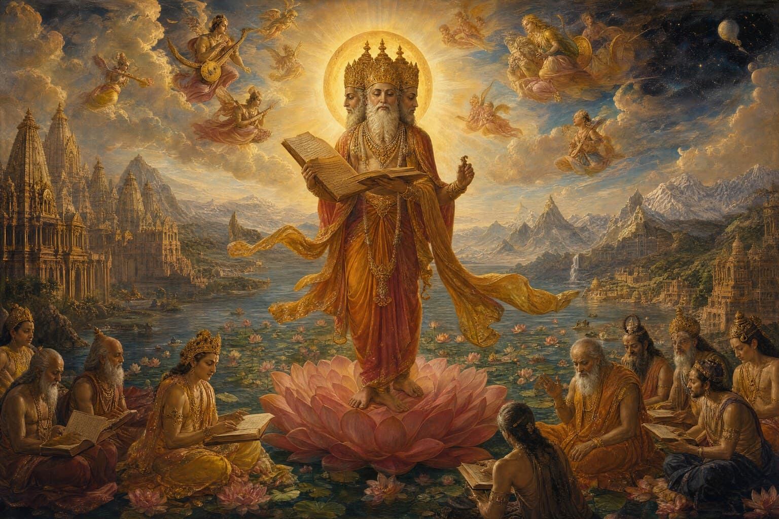The Vedas — Renaissance Oil — Second Study — Cinematic