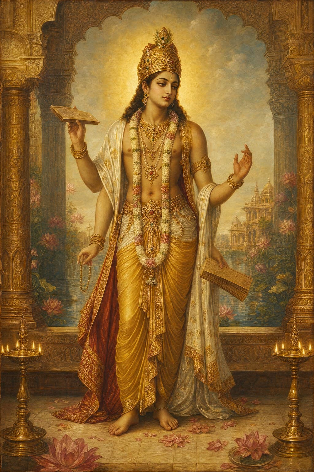 The Vedas — Renaissance Oil — Second Study — Portrait