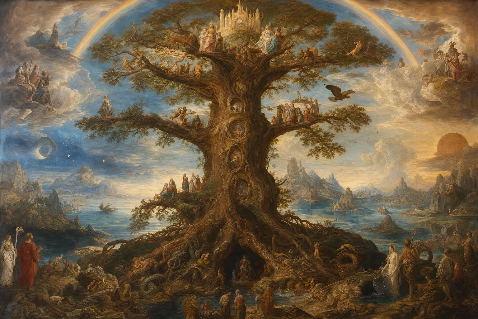 Yggdrasil — Renaissance Oil — Second Study — Cinematic