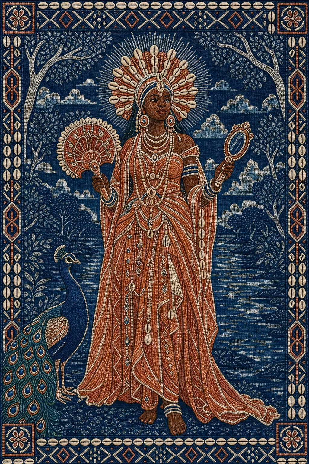 Oshun — Indigo & Beadwork