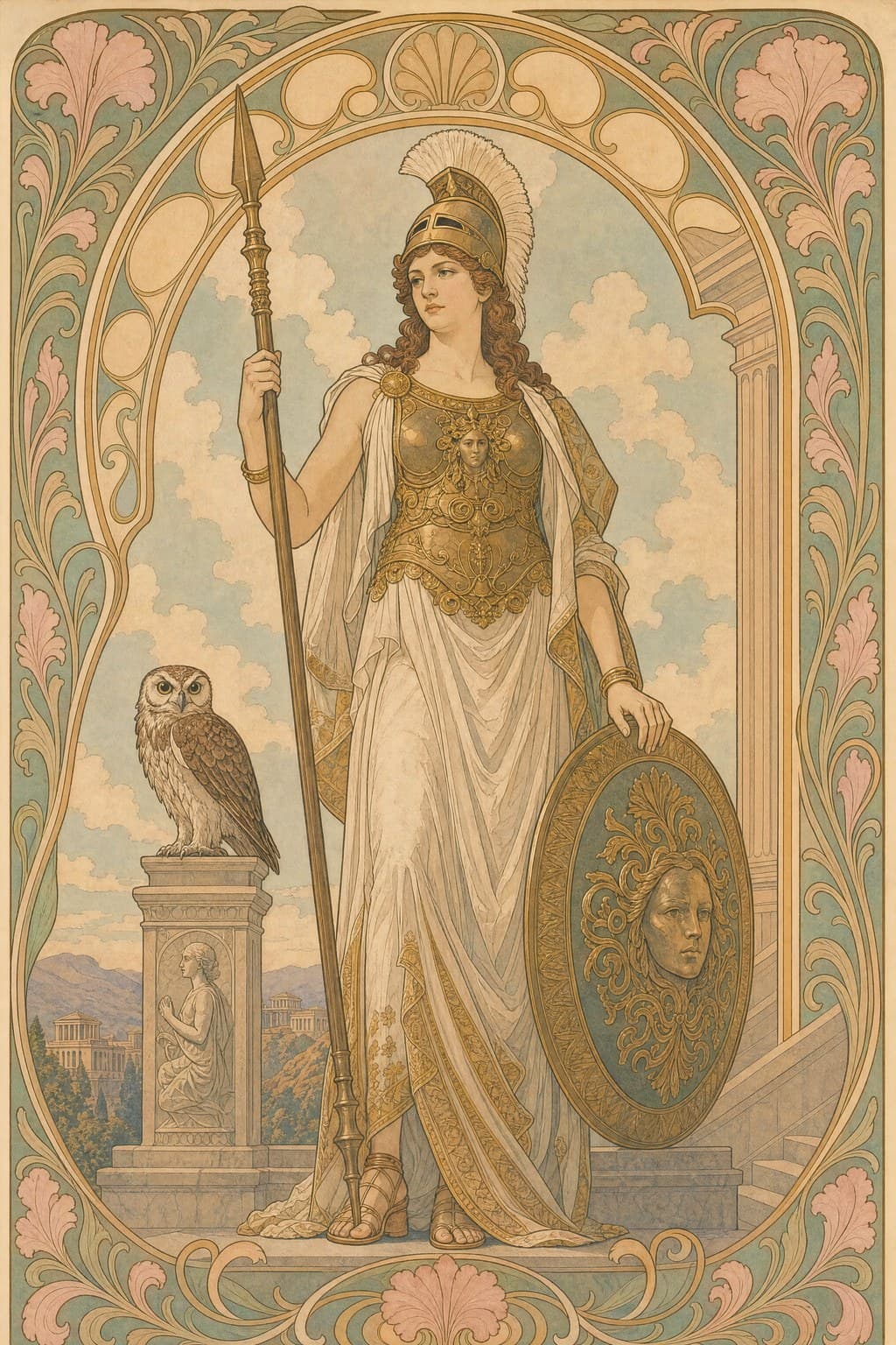 Athena — Art Nouveau