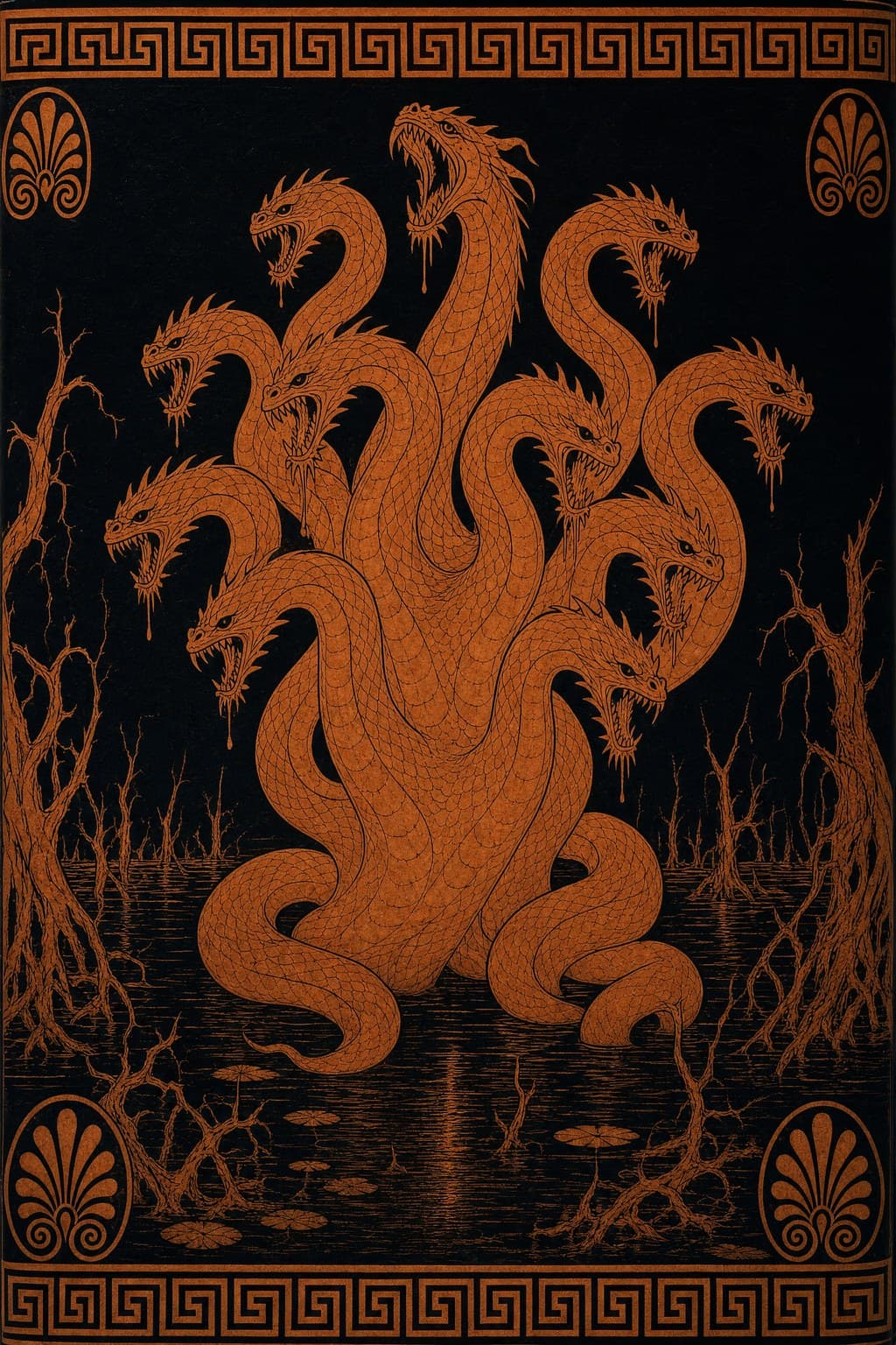 The Hydra — Attic Red-Figure