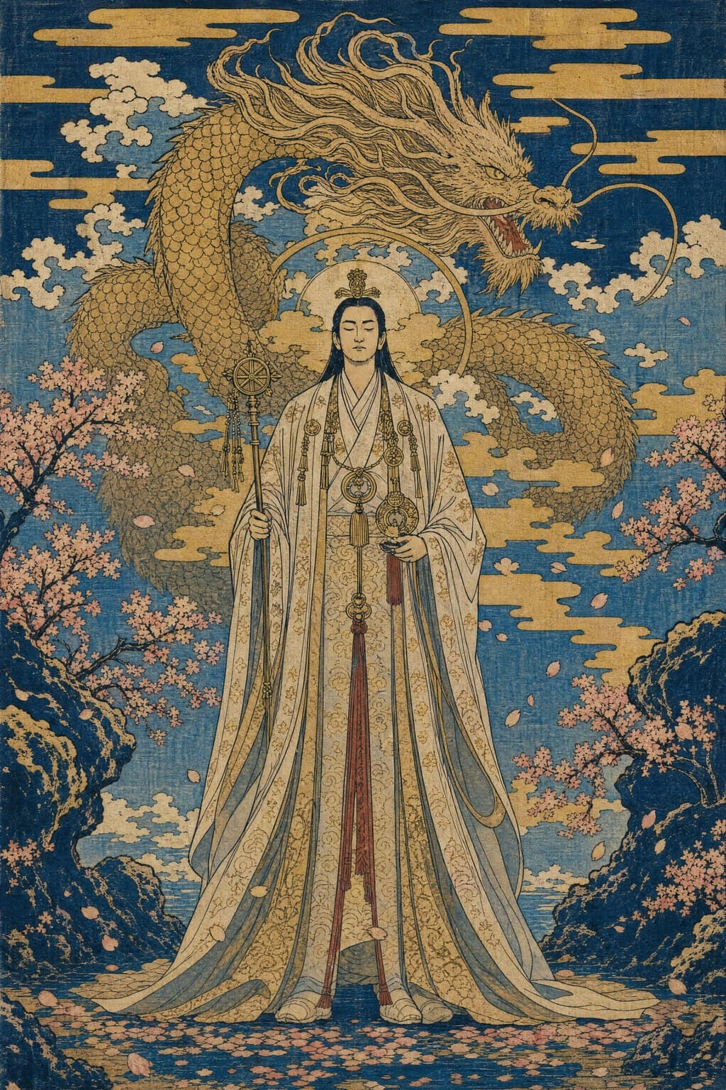 The Floating World — Ukiyo-e Woodblock