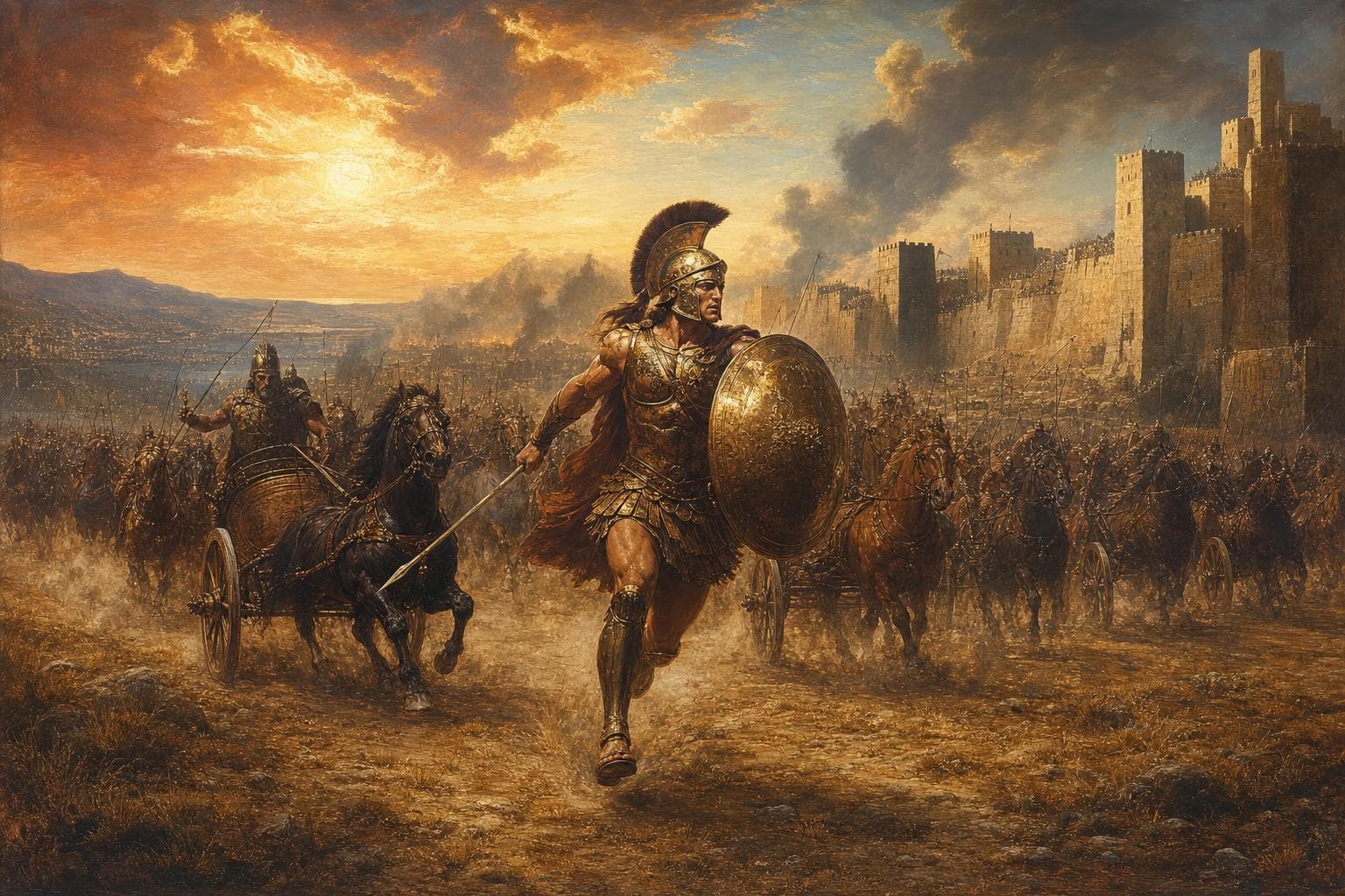 Achilles — the cinematic scene