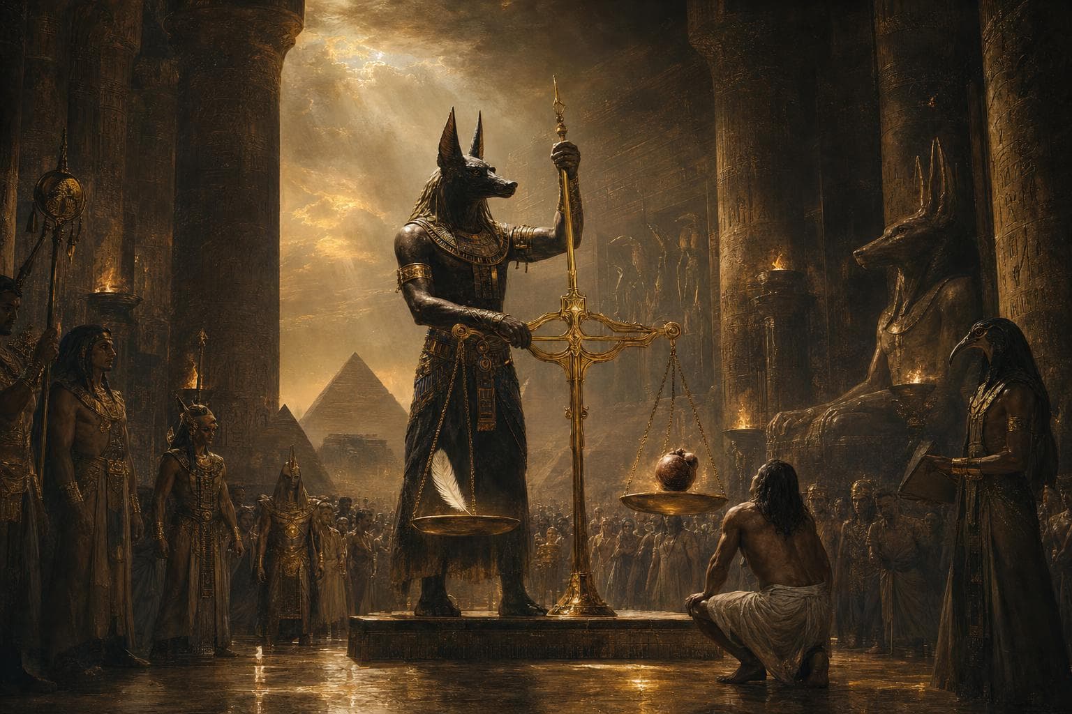 Anubis — the cinematic scene
