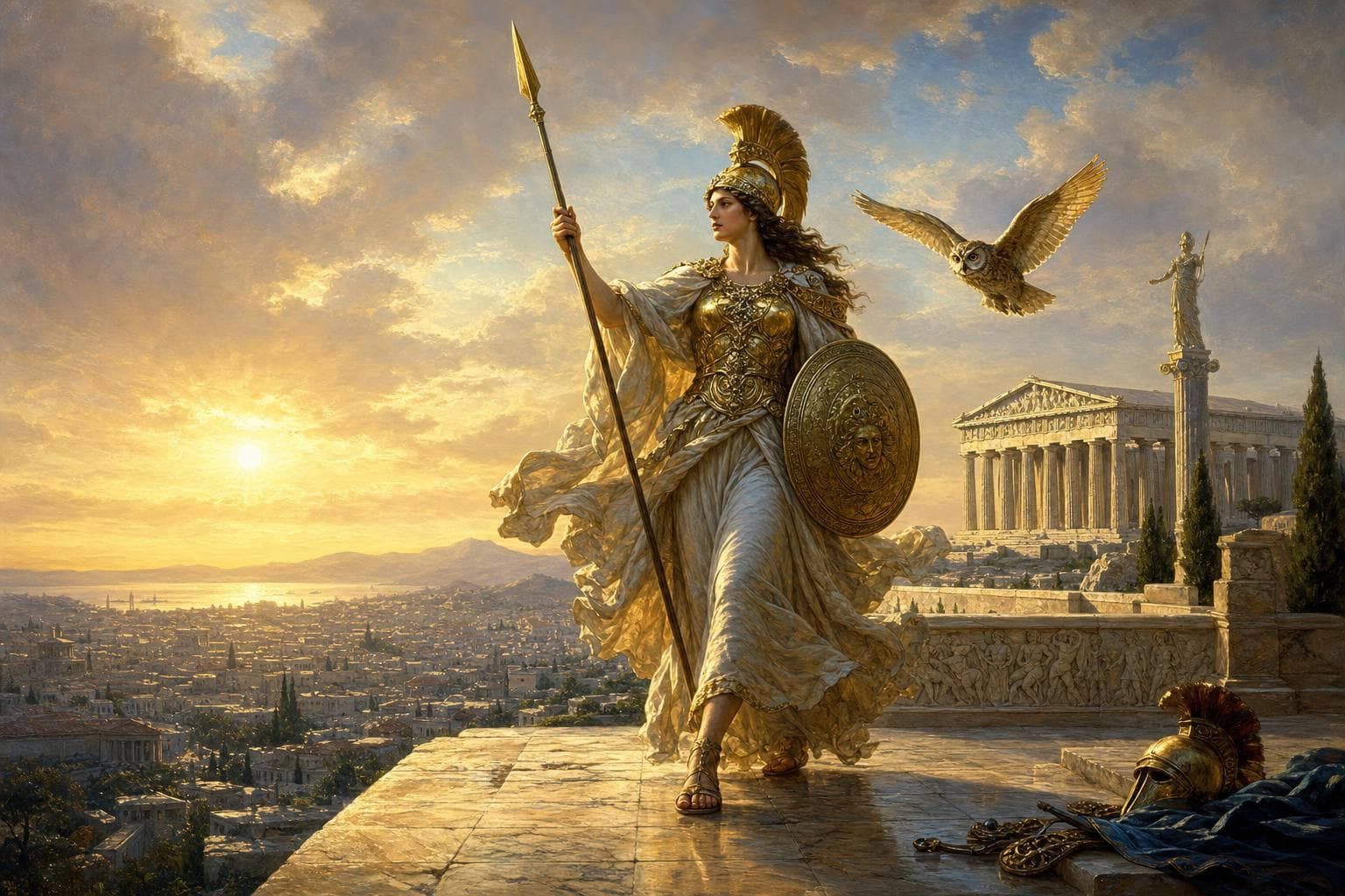 Athena — the cinematic scene
