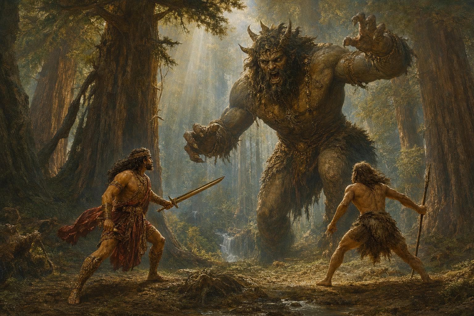 Gilgamesh — the cinematic scene