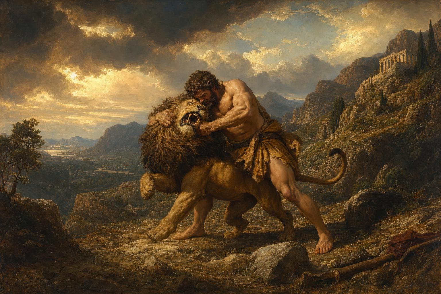 Heracles — the cinematic scene